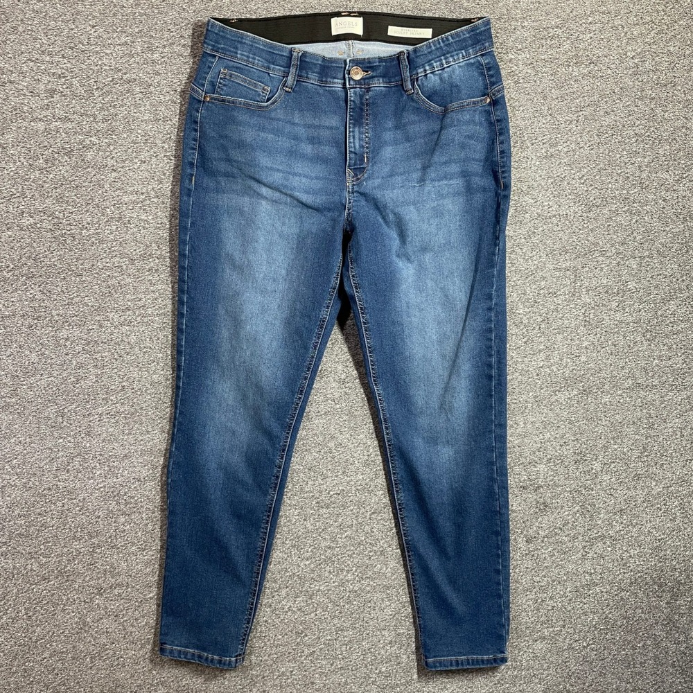 Angels Forever Young Jeans Womens 14/32 Everluxe Sculpt Skinny Blue High Rise